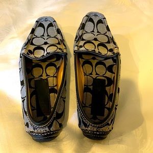 Coach coated canvas loafer